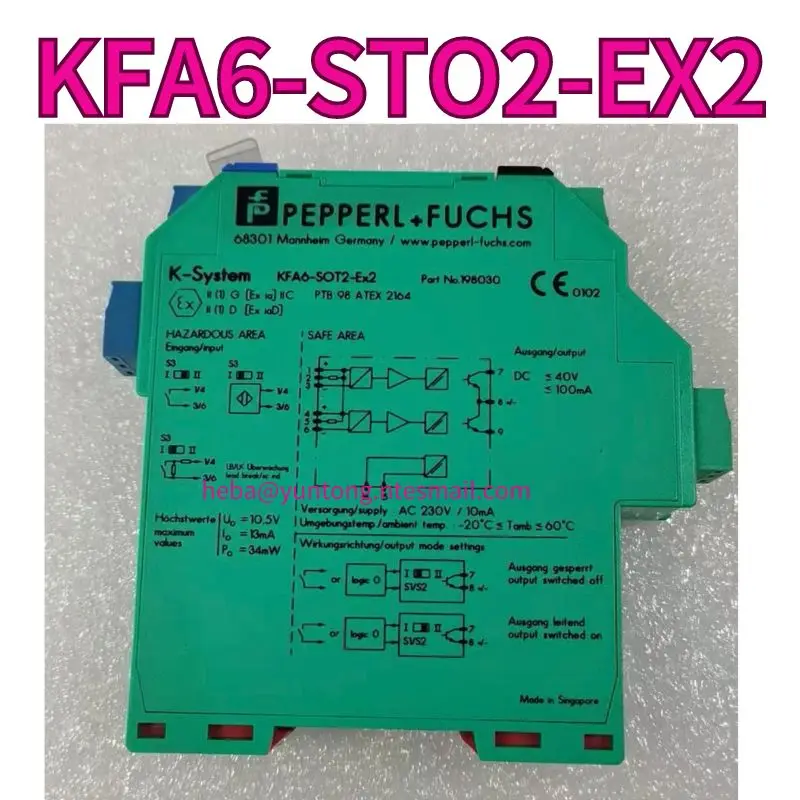 Gebrauchte Sicherheits barriere KFA6-STO2-EX2