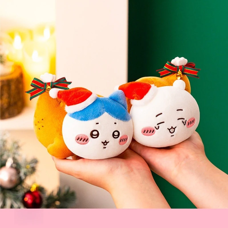 Chiikawa Usagi Kawaii Anime Cartoon christmas Series Plush pendant official Authentic Surrounding Soft beautiful Fashion