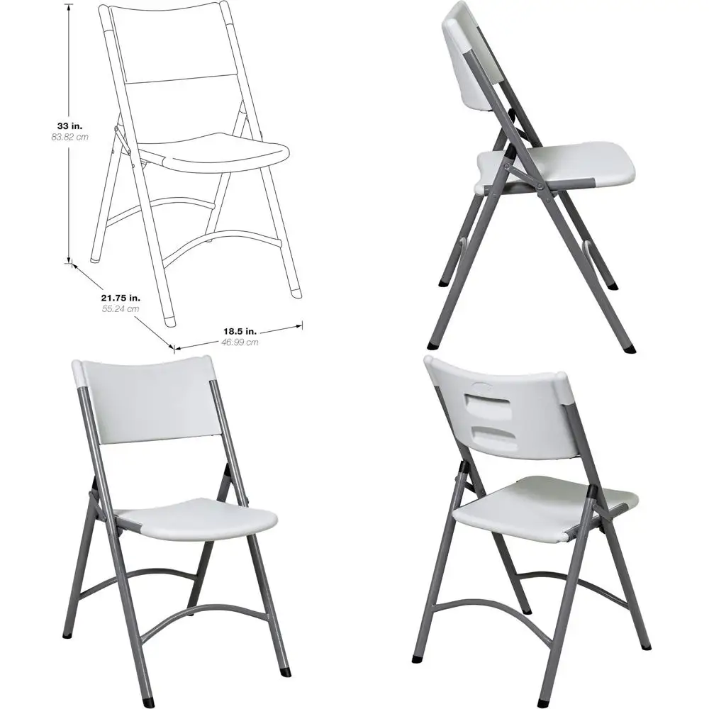 

Resin Wicker Furniture Set, 4-Piece, Outdoor/Indoor, Light Grey Chairs