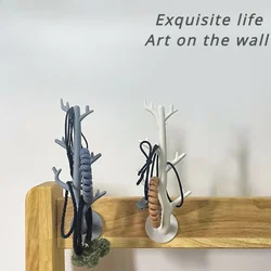 1pcs Tree Branch Hook Wall Decor Key Holder Organier Storage Sticky Hooks Coat Rack Hanger Home Decorative Hooks