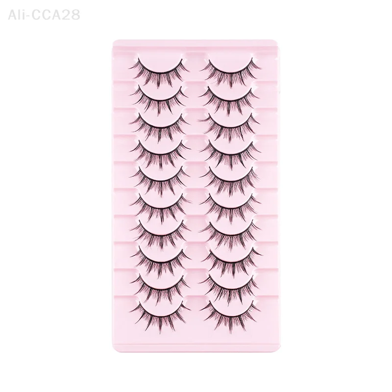 10 paires 5 paires de faux cils à tige dure sentiment de maman bande dessinée diable faux cils tige dure faux cils