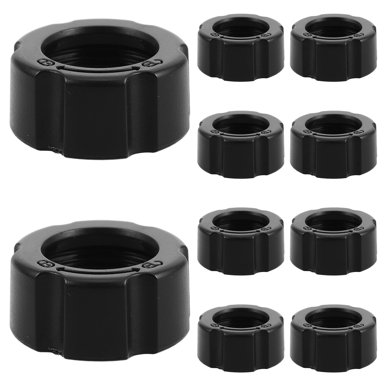 

10pcs Ball-Joint Fixed Holder Rings Phone Holder Screw-On Nut Car Mount Adapter Bracket Air Vent Tightening Rings Car