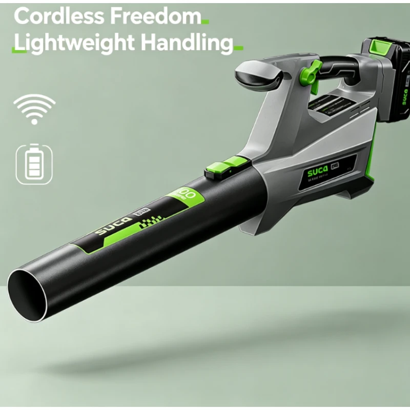 Lithium battery hair dryer, car snow removal artifact, brushless motor rechargeable type, garden leaf blower