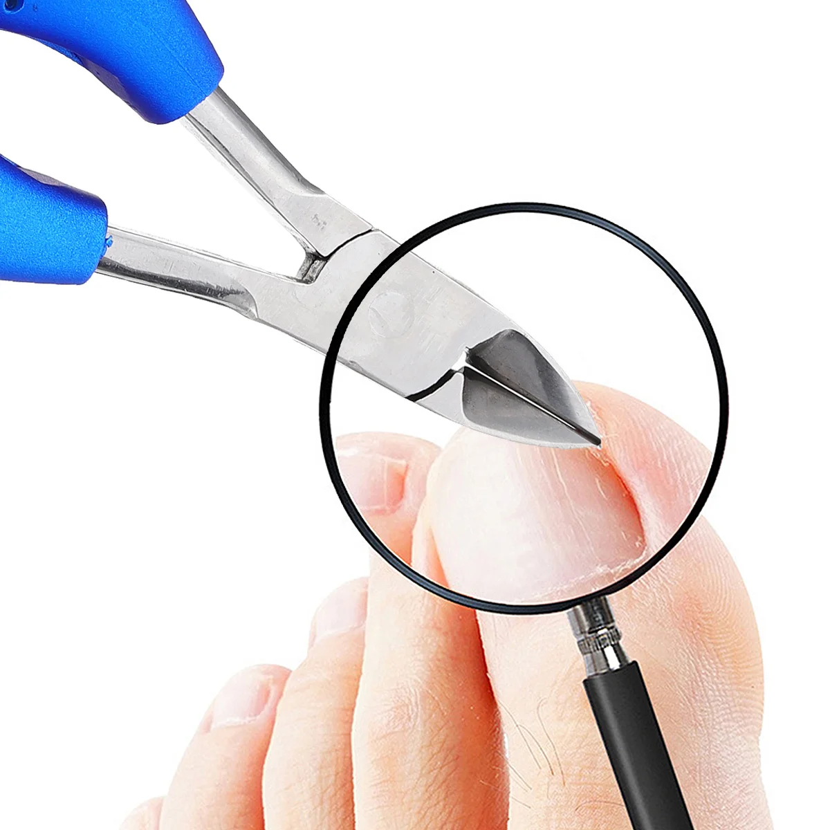 

1Pcs Eagle Beak Toenail Clippers Stainless Steel Thick Ingrown Nail Cutter Professional Manicure Pedicure Tool Nonslip Handle
