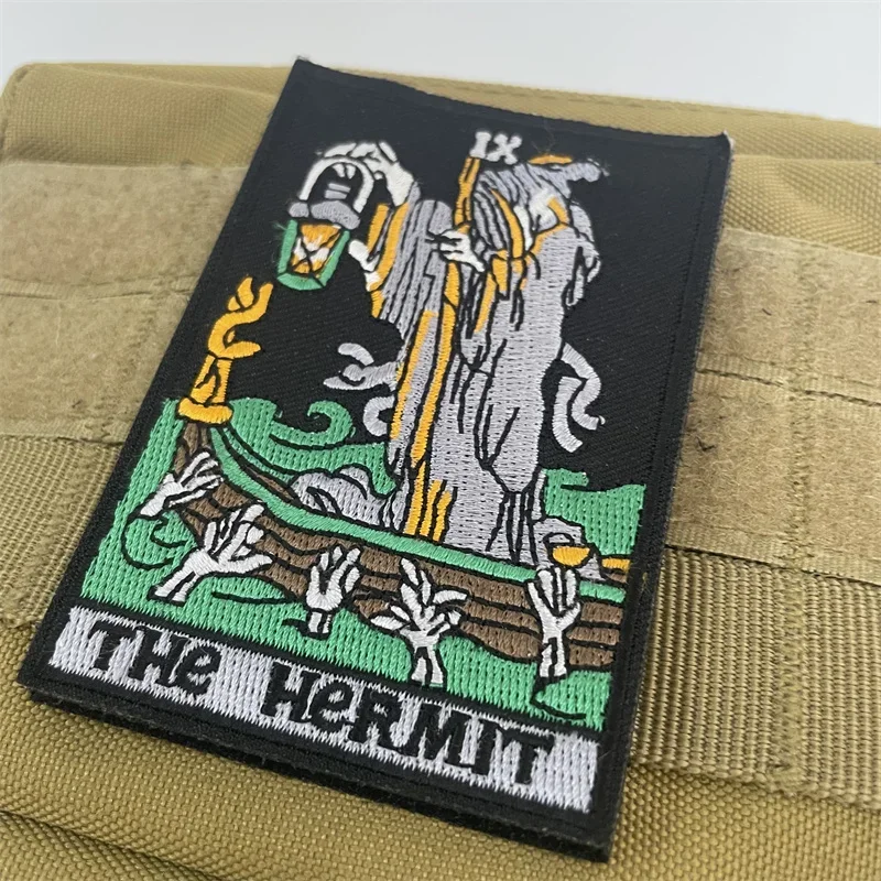 

The Hermit Tactical Patches Ferry Man Purgatory Hell Embroidery Hook&Loop Morale Badge Armband Military Patch for Clothing