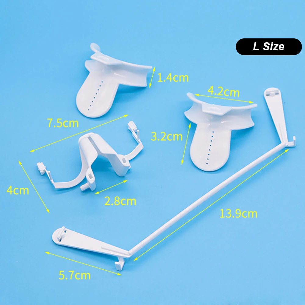 S/L Dental Cheek Retractor With Saliva Aspirator Intraoral Nola Lip Expand Opener Mouth Gag Orthodontic Dry Field Suction System view 5