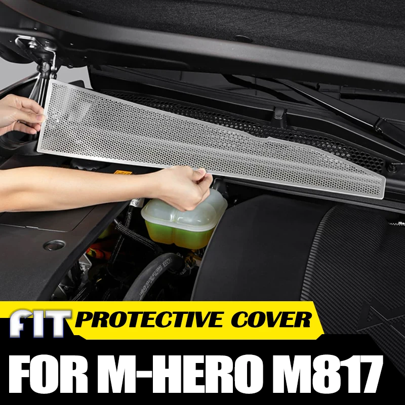 

Car Front Hood Anti Blocking Cover Fit for Dongfeng M-Hero M817 2025 2026 Modified Car Air Intake Insect Screen Accessories