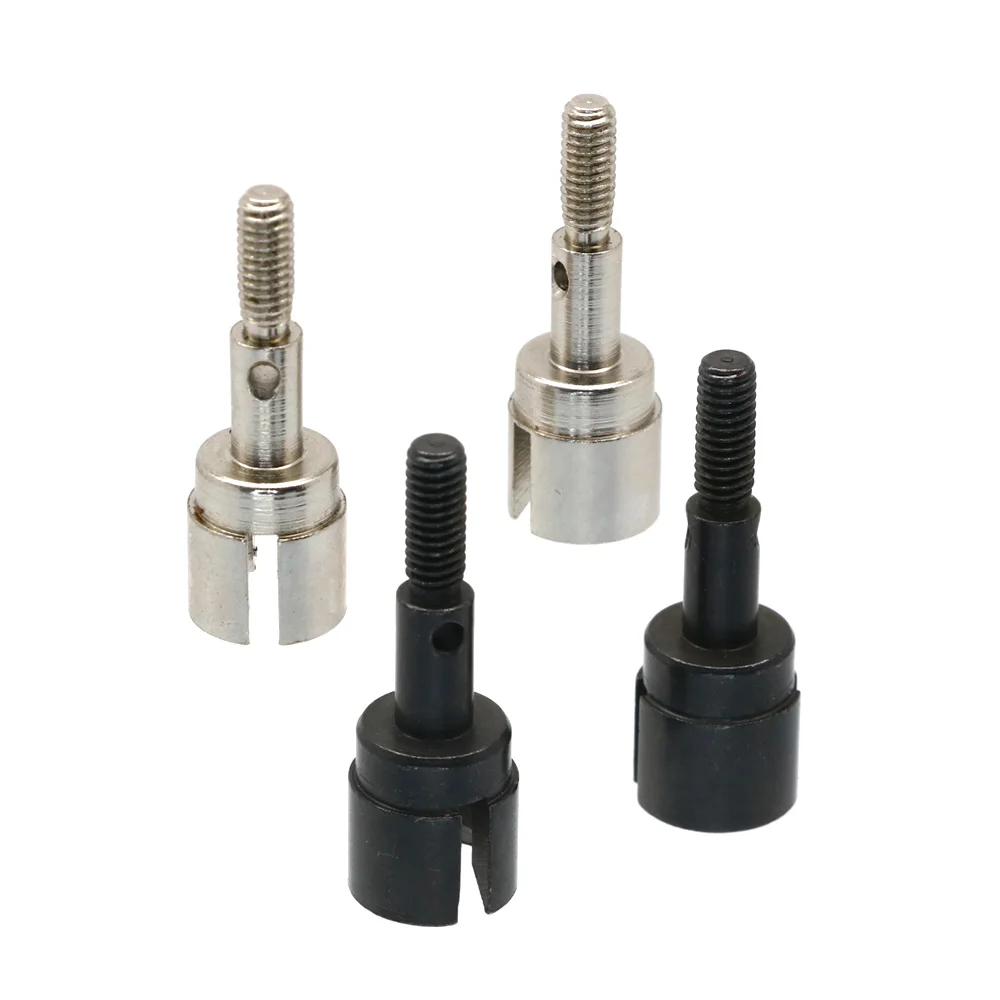 4 PCS Steel Stub Wheel Axle Parts 02033 For HSP 1/10 Redcat Volcano EPX Pro Monster Truck BRONTOSAURUS 94103 94107 94111 RC Car