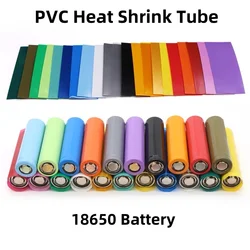 20/50/100pcs 18650 Lipo Battery Wrap PVC Heat Shrink Tube Precut Width 29.5mm x 72mm Insulated Film Protect Case Pack Sleeve