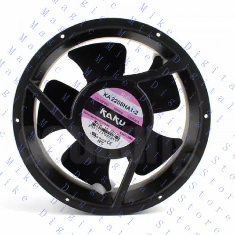 

UU ДЛЯ KAKU Цельнометаллический осевой вентилятор KA2208HA1-2 110 В 0,50/0,60 А 220*80 мм 54/67 Вт
