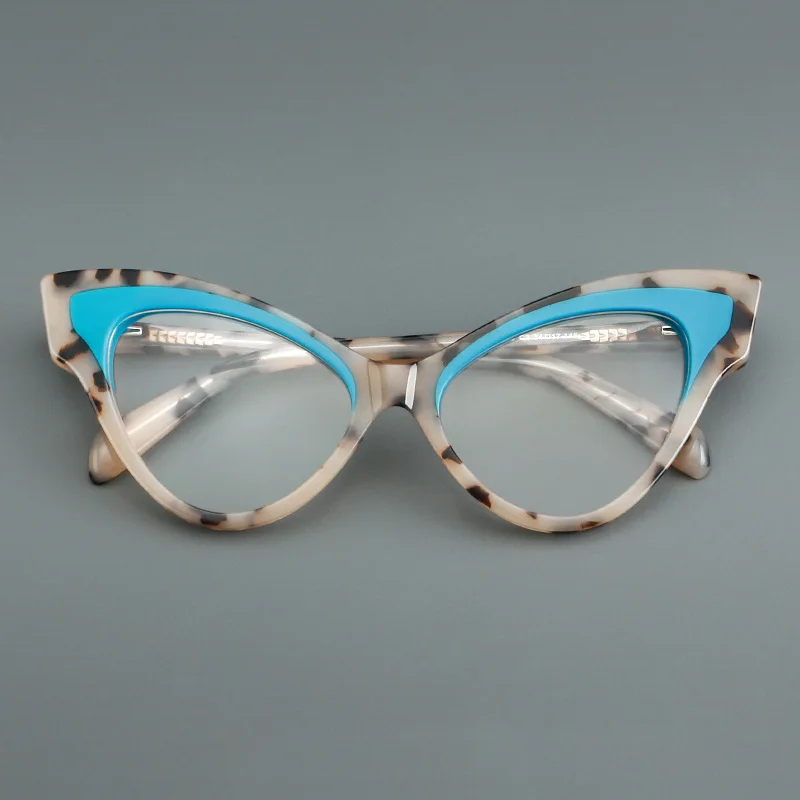 

21115 Butterfly Glasses Frame for Women Myopia Prescription Custom Lens Personalized Eyewear Acetate Reading Optical Eyeglasses