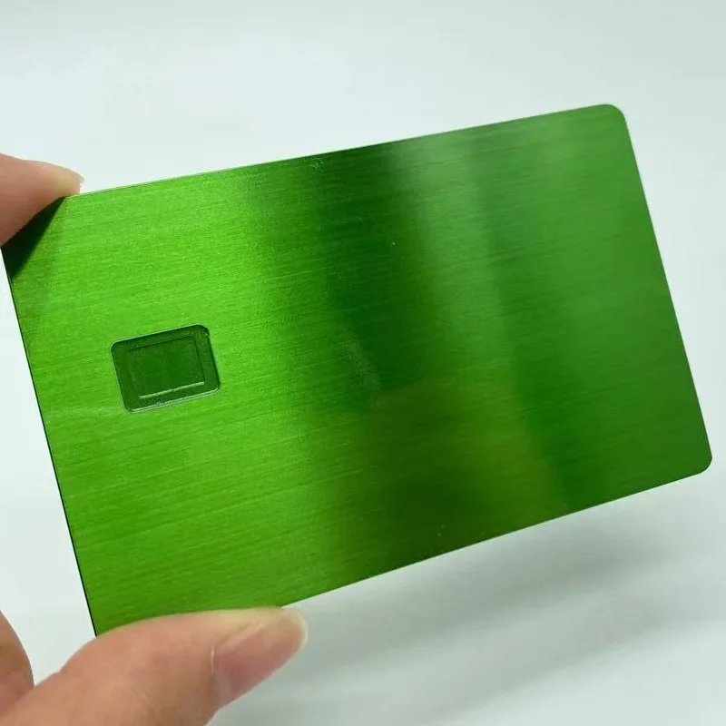 شريط مغناطيسي EMV فتحة توقيع لوحة فولاذية سوداء غير لامعة مع رقاقة