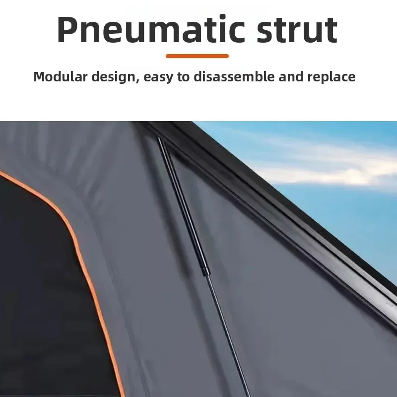 Aluminum alloy triangle outdoor double driving outdoor camping hard shell roof tent