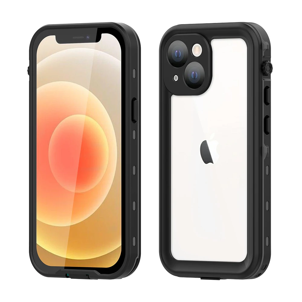 Shellbox heißer Verkauf PC + TPU Objektivschutz robuste, langlebige, volldichte IP68 wasserdichte Handyhülle für iPhone 11 Pro Max XR 12 13 3