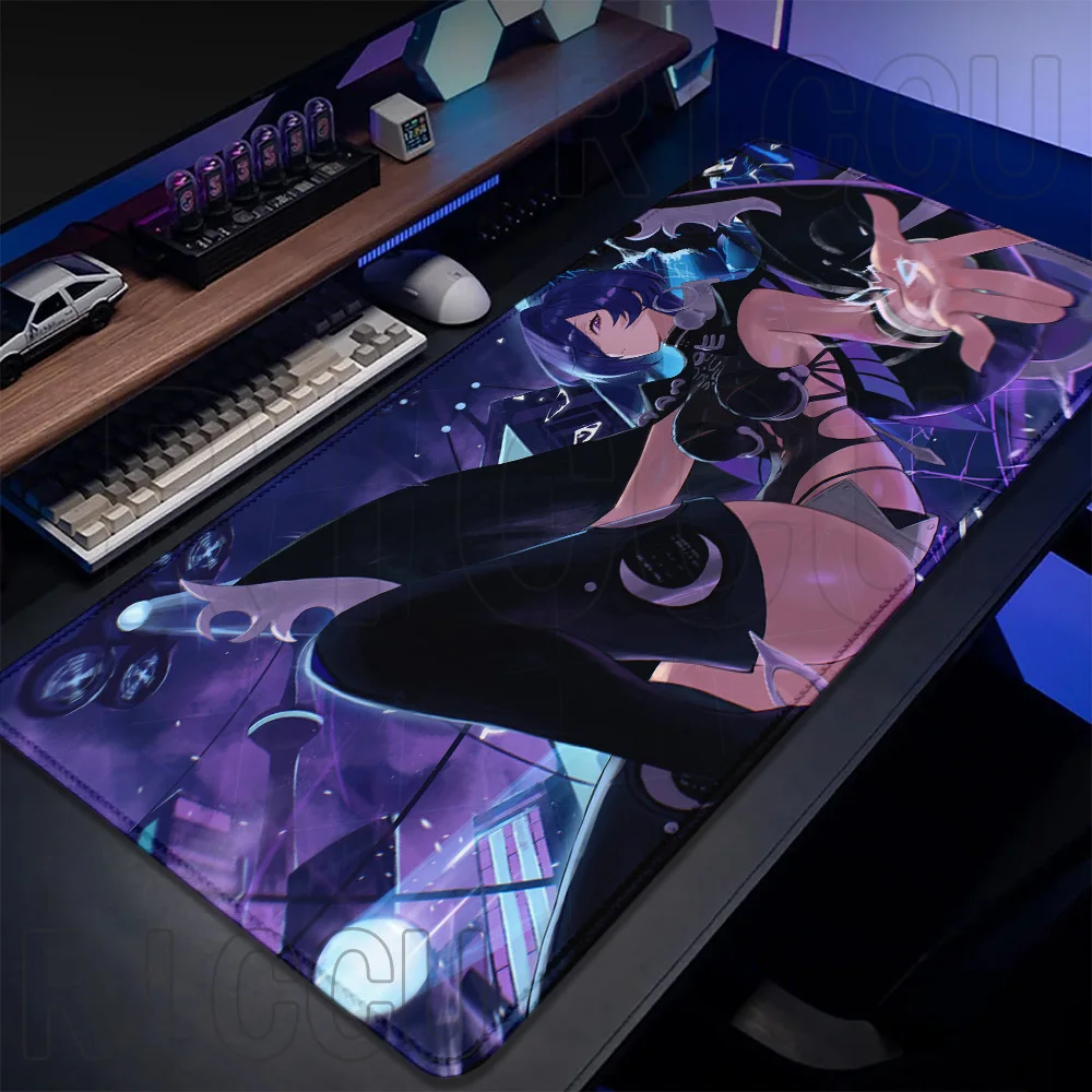 XXL Office Mats Mouse Pad Placemat Zenless Zone Zero ZZZ Promeia kawaii Anime Girl MousePad Rug