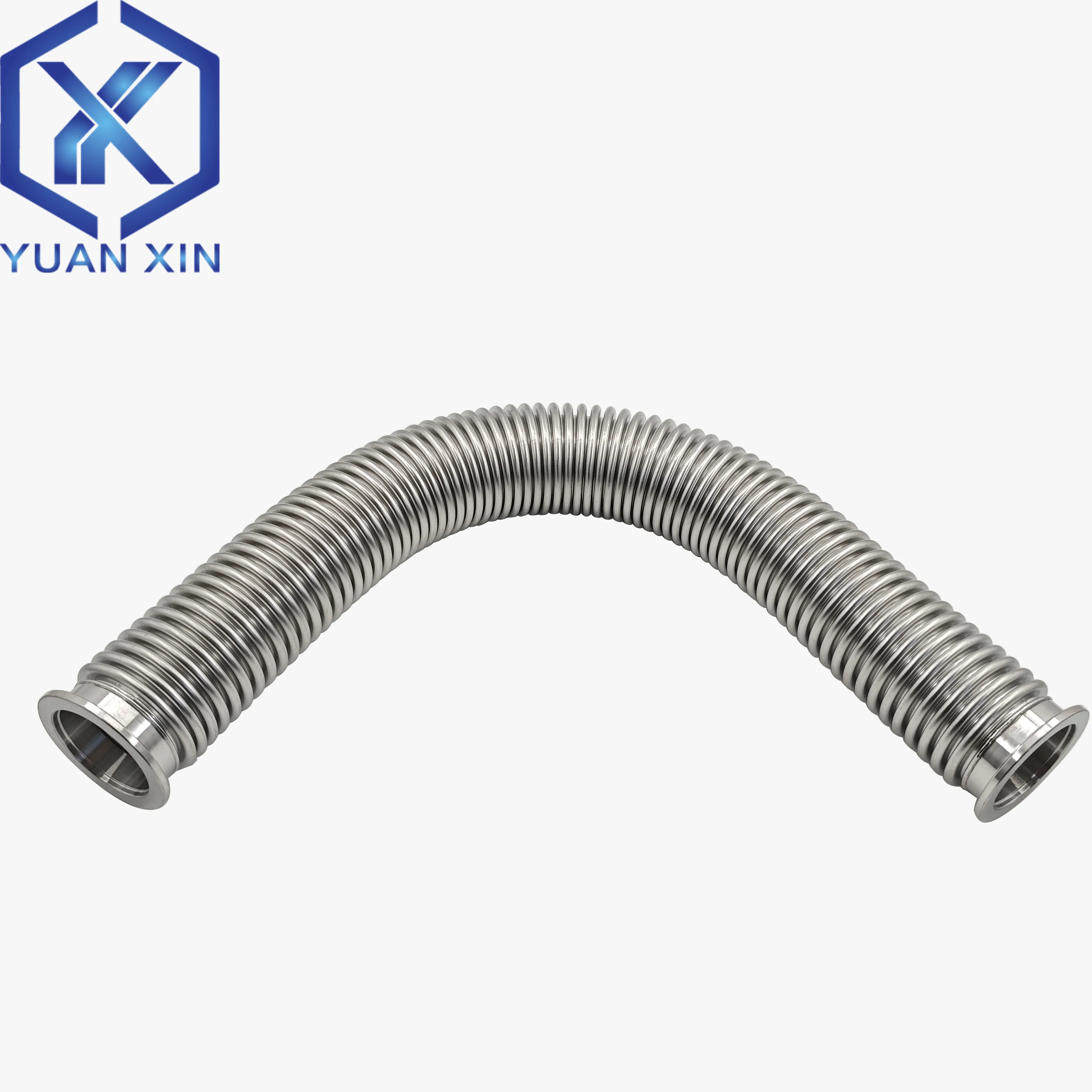 KF16 KF25 KF40 KF50 High Vacuum Bellows / Flexible Retractable Bellows Vacuum Pump Connection Metal Hose NW25