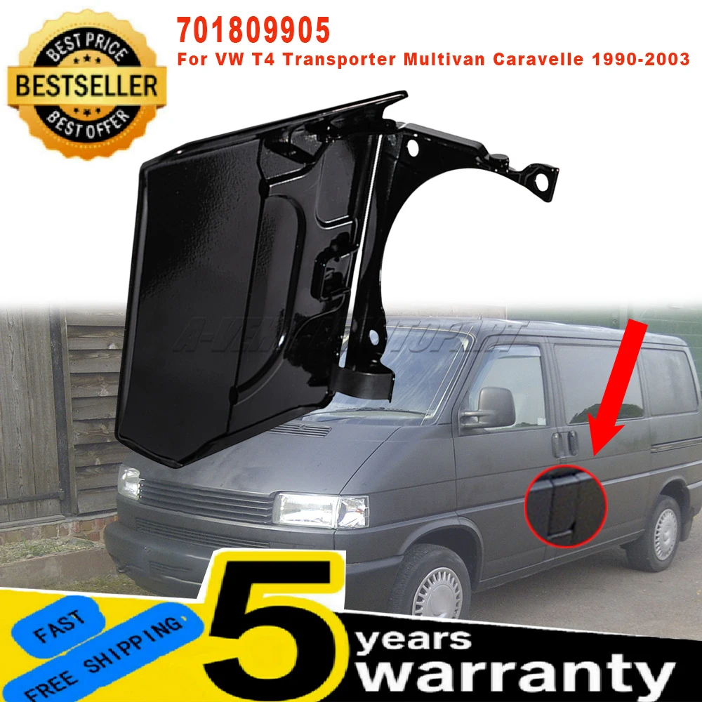 New For VW T4 Transporter Syncro Caravelle 7D 7E 1990-2003 1Pc Fuel Tank Lid Flap Cover Black 701809905 Fuel Cap Car Accessories
