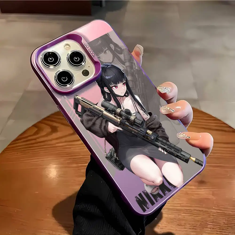 لعبة N-Nikki جراب هاتف موضة آيفون 16 15 14 13 12 11 Mini Pro Max X XR XSMAX 8 7 Plus مكافحة سقوط ماتي الغطاء الخلفي IM #4