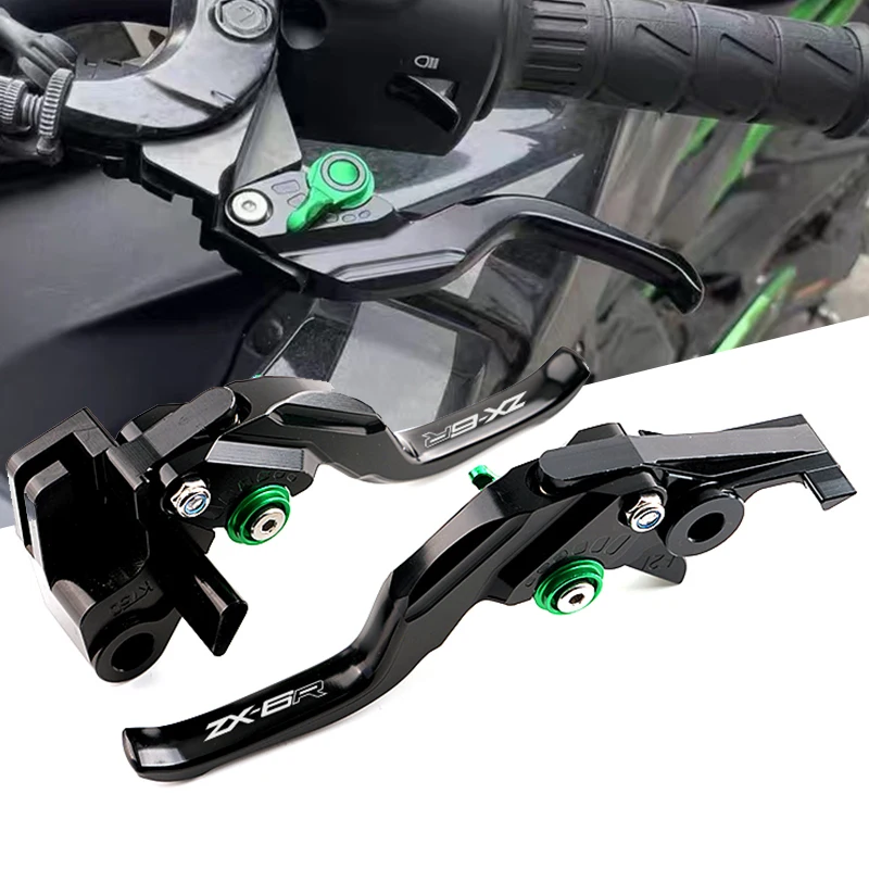 

2025 New Brake Clutch Lever Motorcycle CNC Adjustable Brake Clutch Levers For KAWASAKI NINJA ZX-6R 636 ZX6R zx6r 2019-2025+