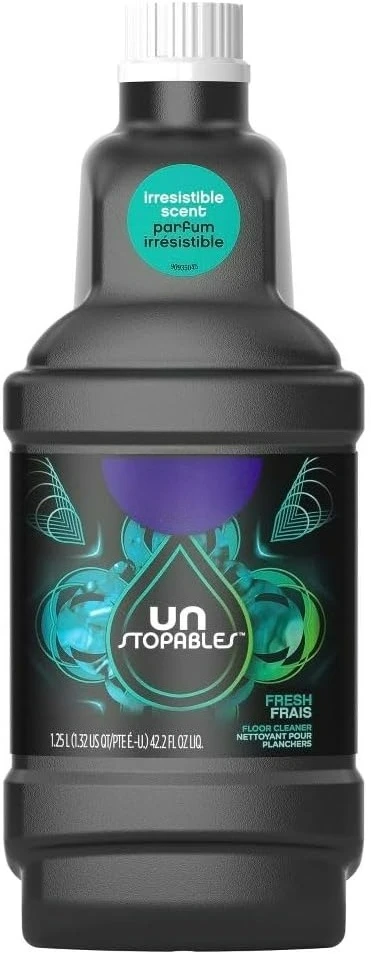 WetJet Unstopables Refill Solution for Floor Cleaning, Fresh Scent, 1.25 Liters