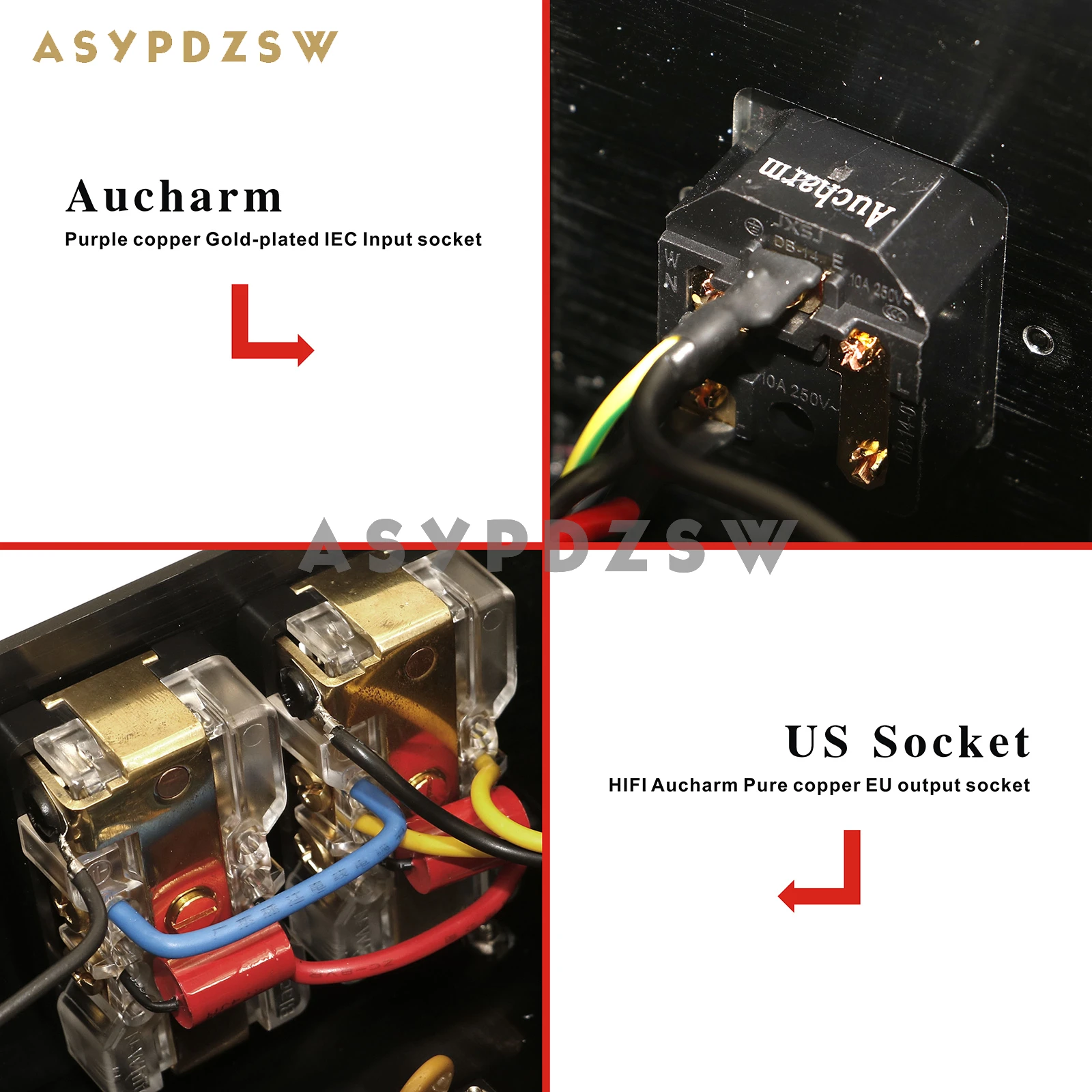 ZKUS2000 U.S Socket HIFI 2000VA Toroidal Balanced isolation transformer 2000W AC Power supply processor