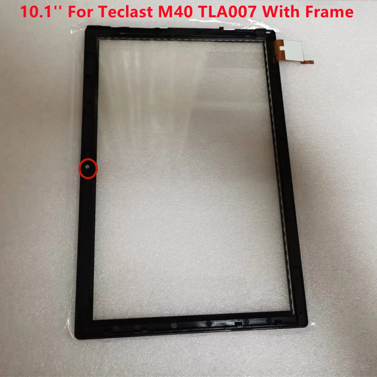 Imagem -04 - Touch Screen Digitizer Painel Sensor de Vidro com Moldura 100 Testado Apto para Teclast M40 Tla007 Não M40 Pro 101 Polegadas Original Novo