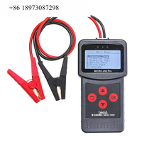 Digital MICRO-200 Pro 12V Automotive Motorcycle Battery Test 12V 24V Battery System Tester Battery Capacity Load Detection