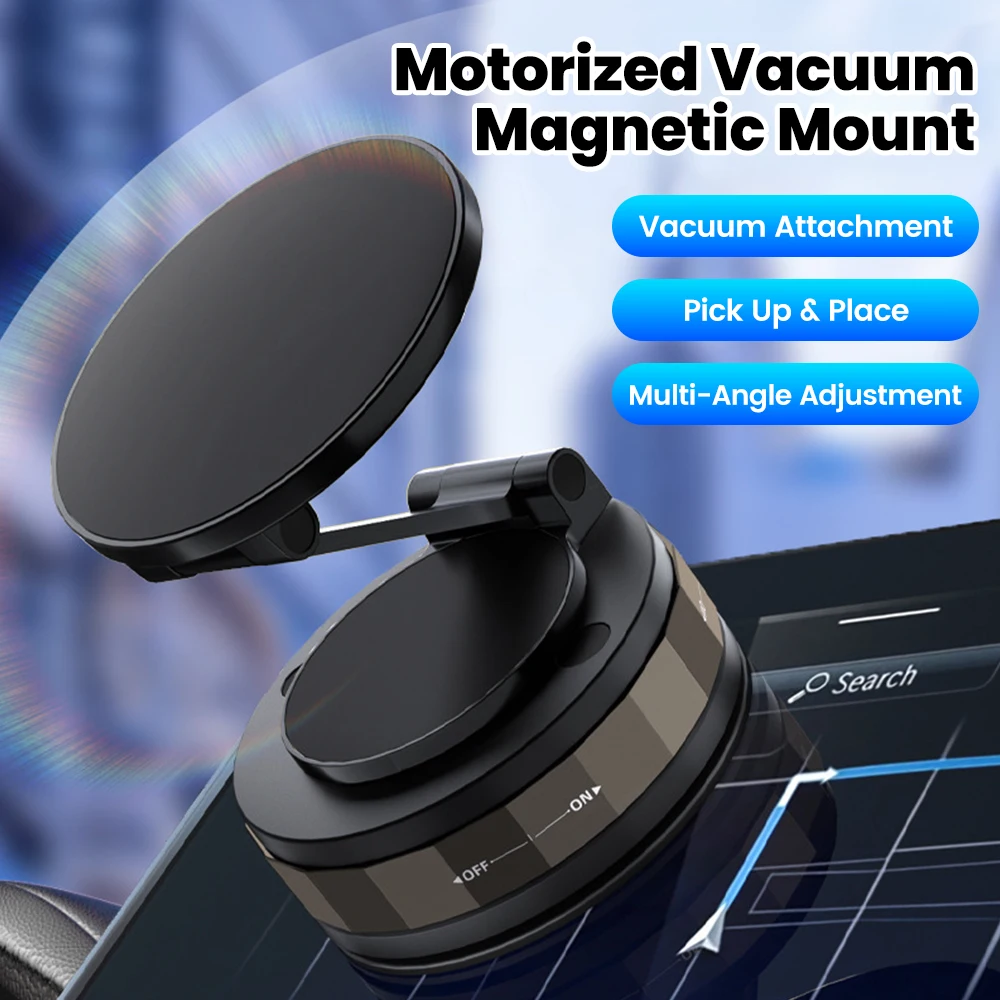 360 °   Soporte magnético para móvil de coche con rotación plegable, soporte Universal fuerte para teléfono para iPhone 15 16 Samsung Huawei