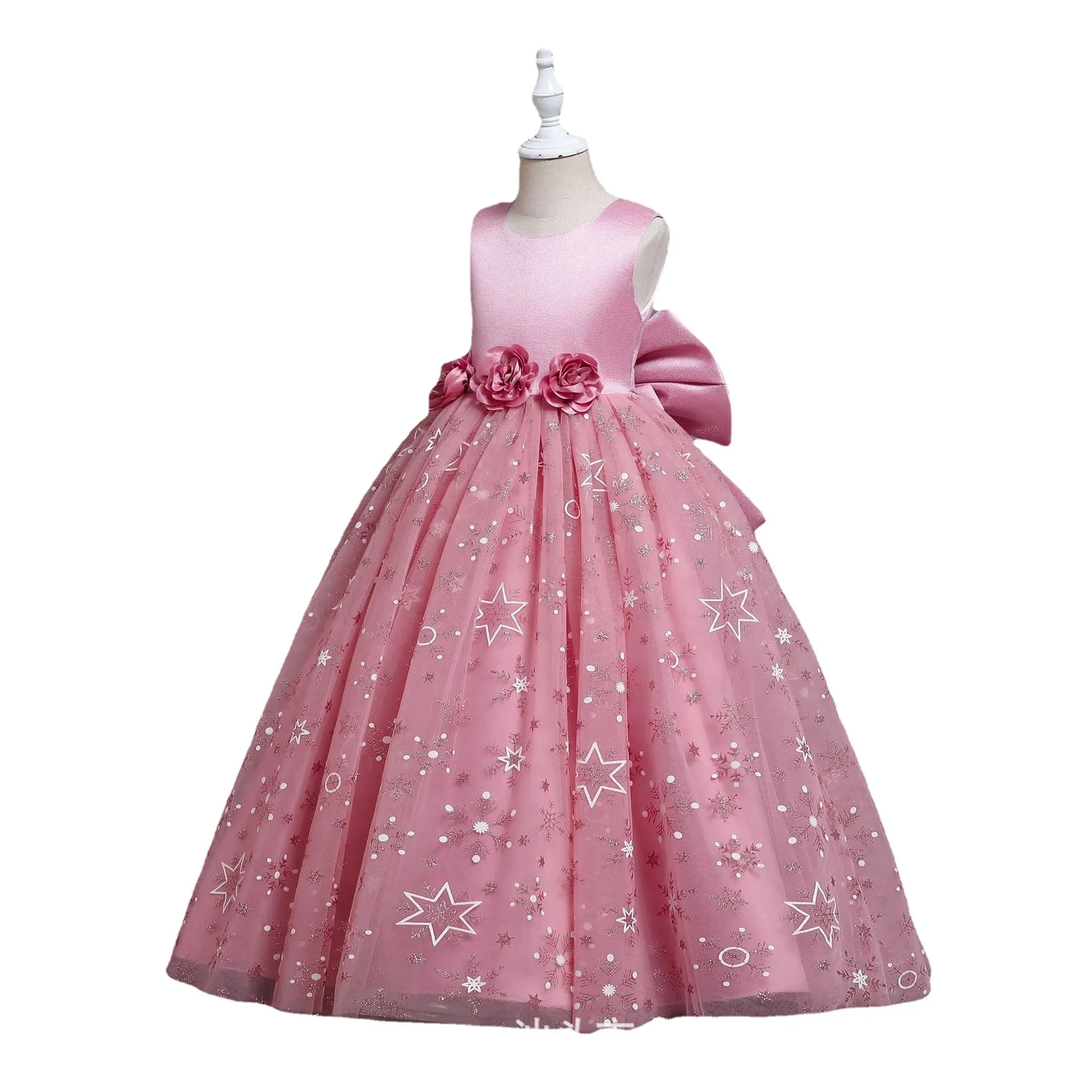 Vestido infantil princesa Puffy, Vestido de festa de aniversário feminino, Venda quente, Moda infantil