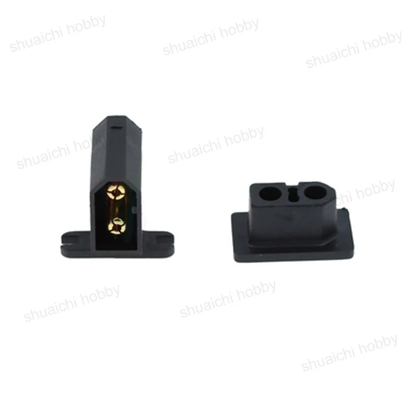 1PCS Fixable Plug XT60BE XT90E EC5E XT60E EC8E Power Battery Connector with Dustproof Cover for RC Aircraft DIY Connection Parts