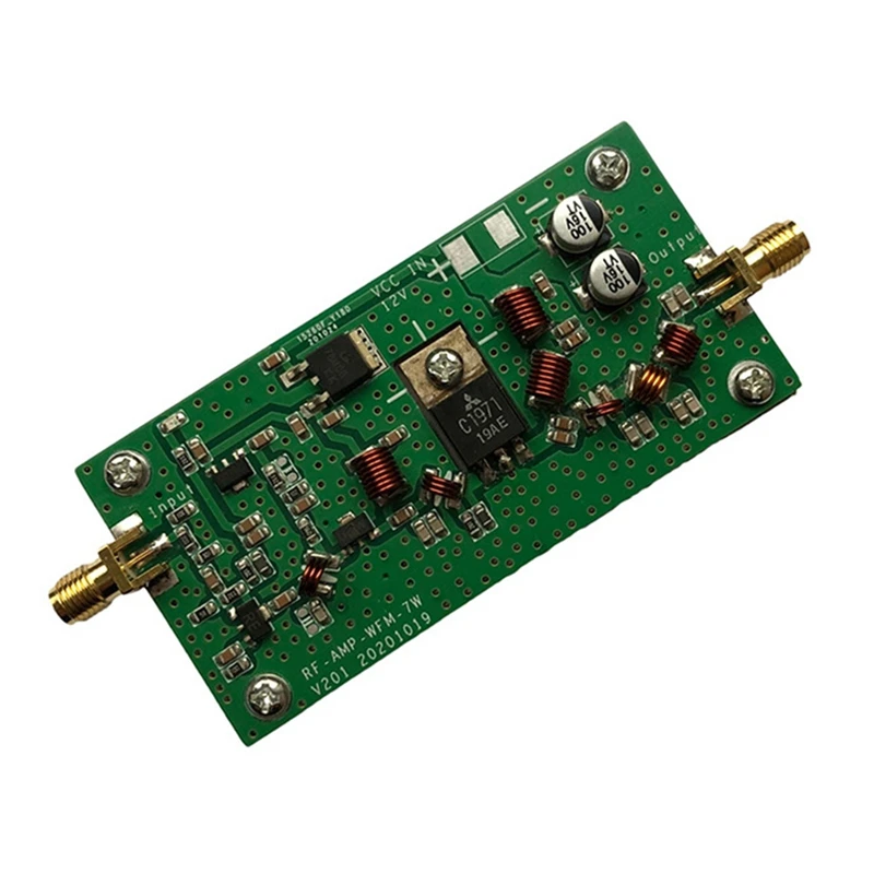 RF Power Amplifier 65-110Mhz Input 1MW 7W FM Power Amplifier Transmitting Antenna Commissioning High Frequency Amplifier