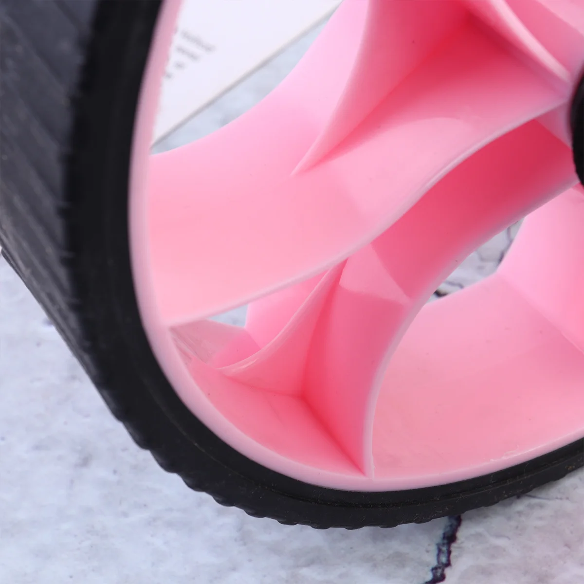 

1pc Equipment For Device Exercise Fitness Ab Roller Equipment Ab Wheel Abdominal Wheel Roller Workout Tool Pink