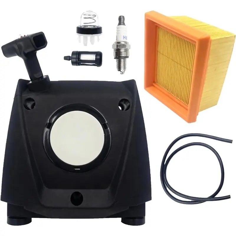 

A20F-For Stihl BR800 BR800X 4283-190-4001 Replacement Starter Kit With Air Filter Backpack Blower Recoil Starter Set