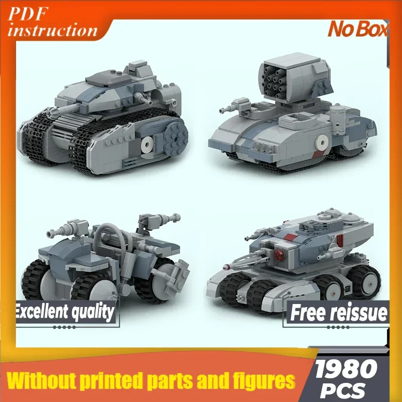 Space Military Model Moc Building Bricks Empire Light Tank Technology Modular Blocks Gift  Toy DIY Sets AssemblyChristmas