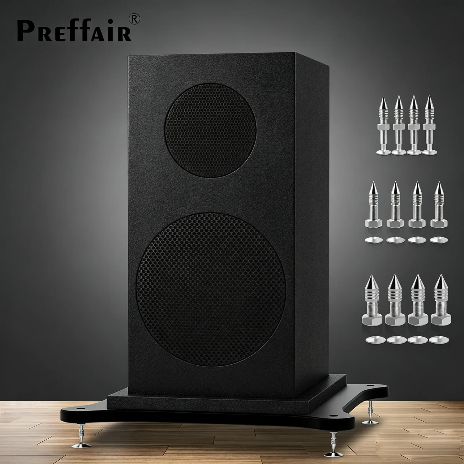 M6 M8 M10 High-End Threaded Stainless Steel Speaker Spikes Adjustable Height Hifi Audio AMP Subwoofer Isolation Stand Foot Cone