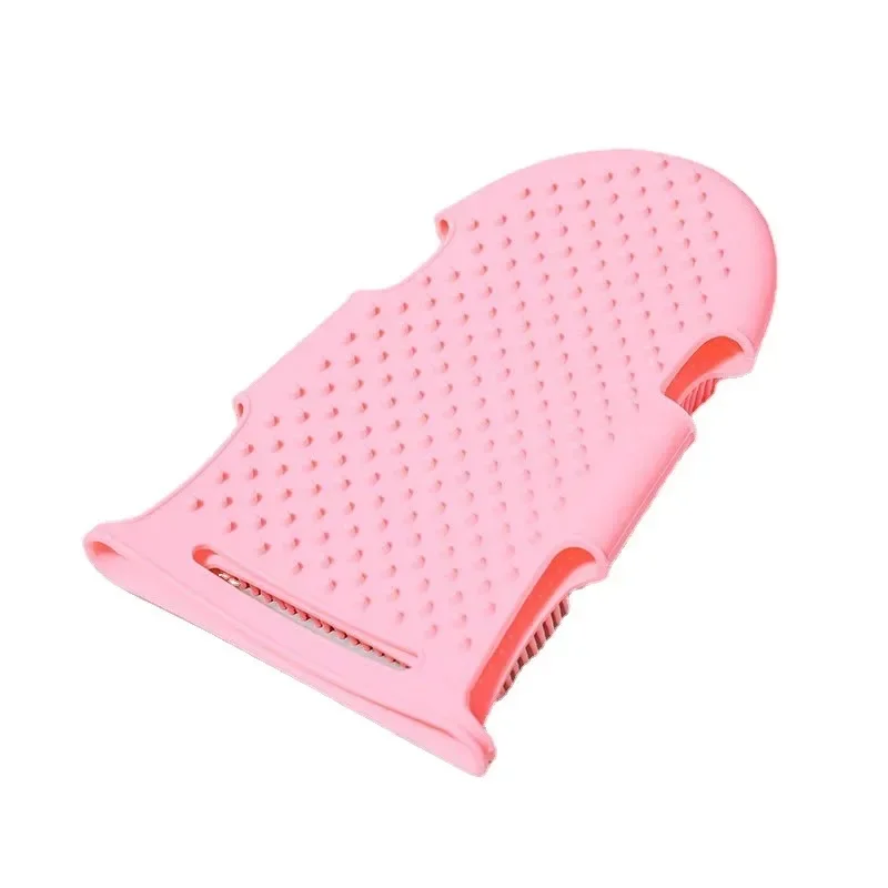 Silicone Massage Bath Towel Scrub Remover Body Exfoliating Brushes Shower Bath Children\'s Shampoo Skin Grinding Clean Gloves