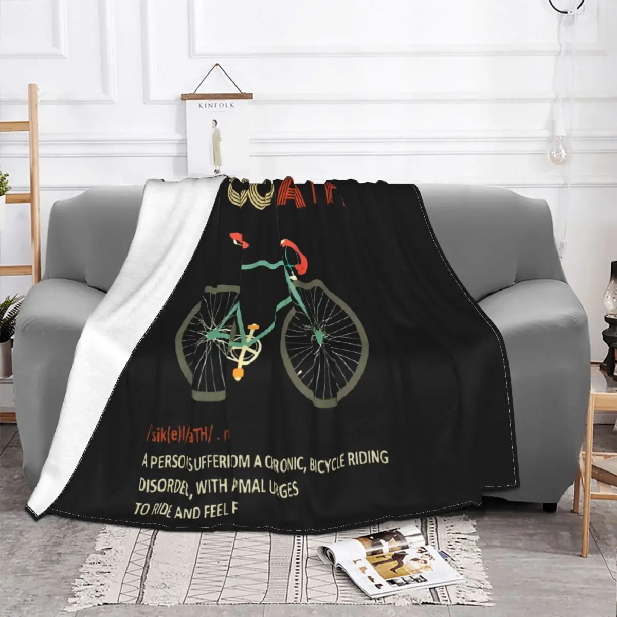 Cycopath Mug Funny Bicycle Cyclist Humor S2434 For Men Women Male Female Girl S 2020 Summer Throw Blanket