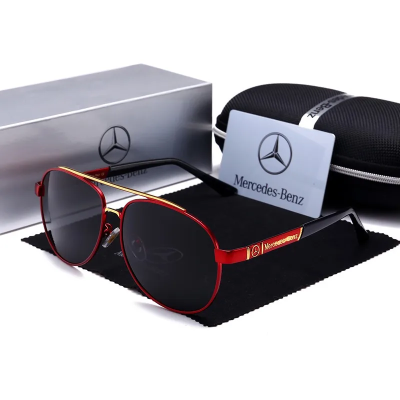 For Mercedes Benz E W212 W213 W205 AMG W177 V177 Car High End Luxury Men Driving Polarized Sunglasses Anti Glare Driver Goggles