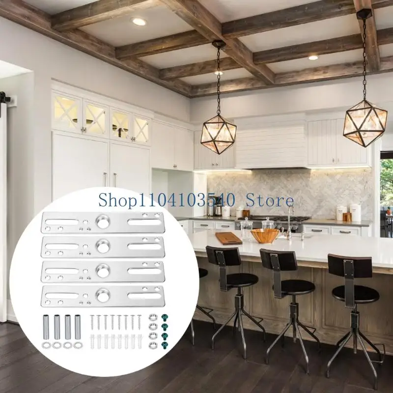 02DC 4Pcs Ceiling Wall Lamp Bracket Lamp Crossbar Hardware Lighting Accessories