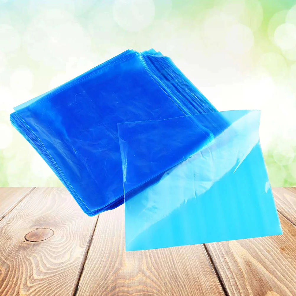 200pcs Disposable Cover Bag Storage Pouches Accessories for Machine (Blue) Machine Bag Clip Bag Clip Cover