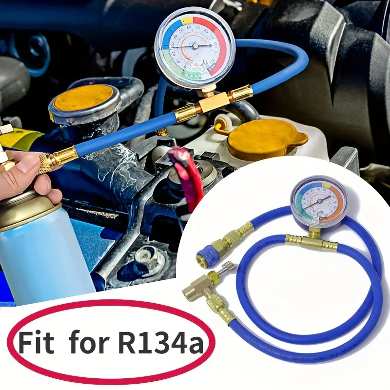 AC Refrigerant Recharge Gauge 6