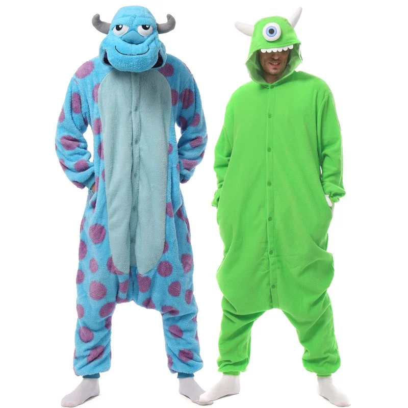 Onesieshow animal kigurumi pijamas halloween macacão adulto monstros dos desenhos animados pijama cosplay festa feminino masculino homewear xxl 3xl