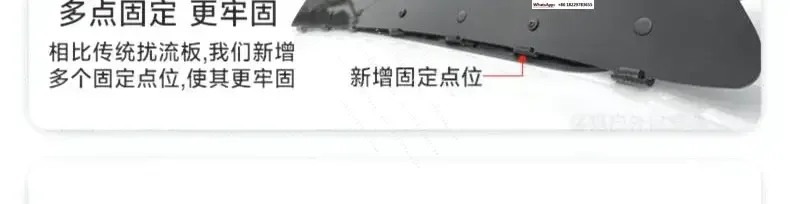 Roof Spoiler Windshield Wind Noise Reduction Deflector