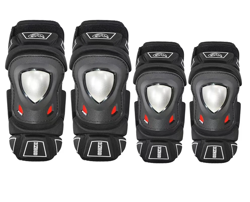 

Универсальные наколенники Four Seasons: гибкая защита от падений для мотоциклов, дорожных и внедорожных мотоциклетных поездок, защитное снаряжение