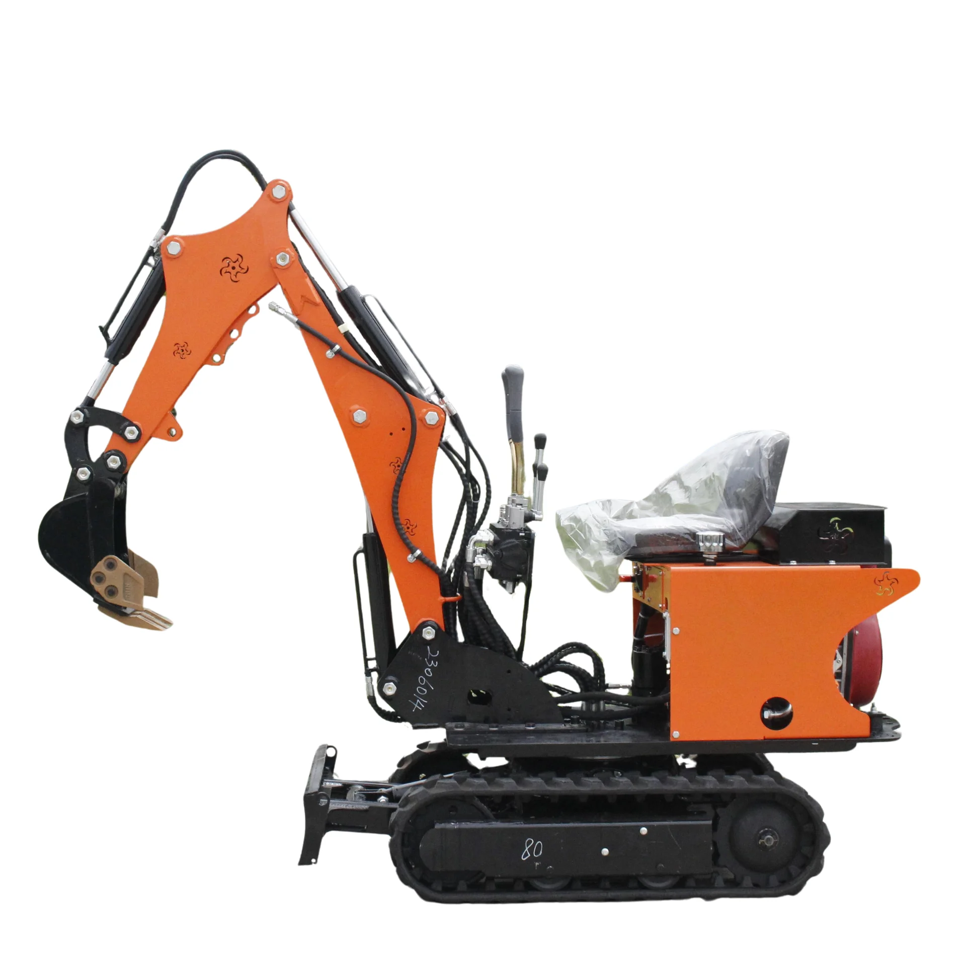 

YG Factory Price 0.8Ton Automated Excavator Diesel Tracked Excavator