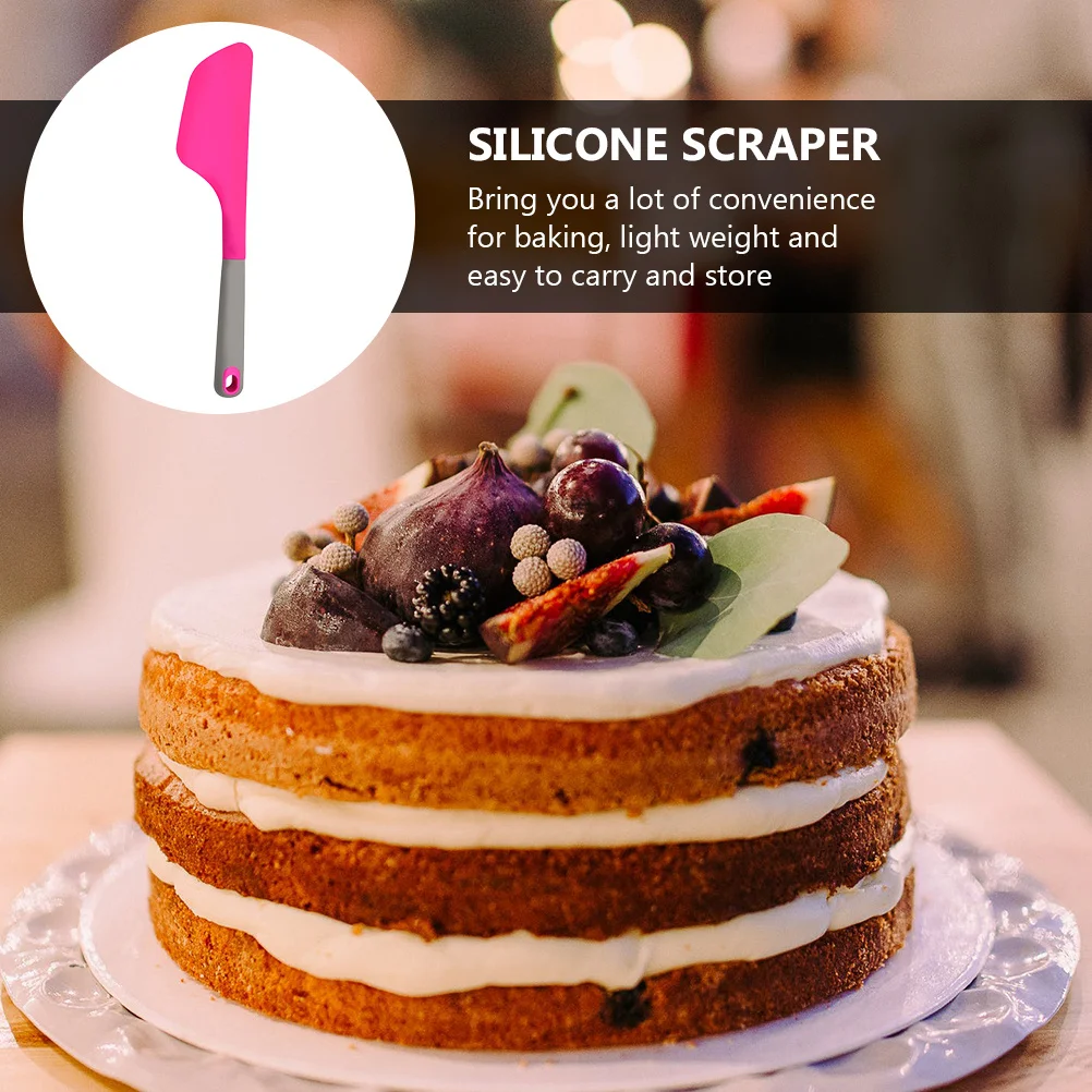 

Flexible Silicone Spatula Scraper Heat Resistant Non Stick Kitchen Tool Portable Baking Cream Cake Butter Spreaders