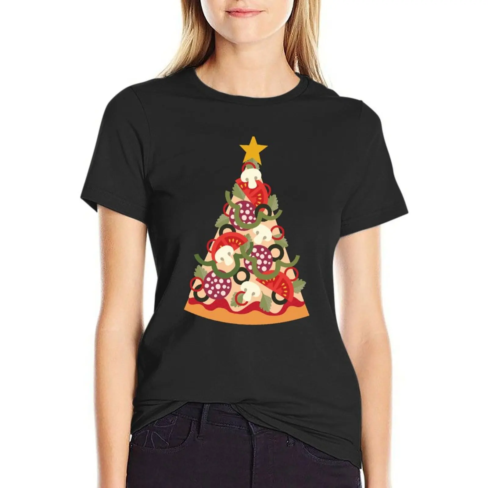 

Pizza on Earth - Pepperoni T-Shirt aesthetic clothes Aesthetic clothing T-shirt Women