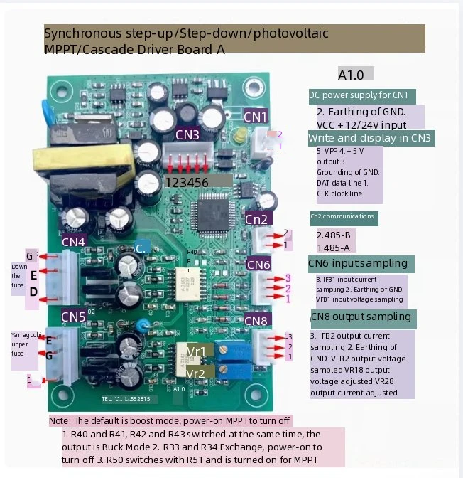 Placa de driver síncrona de módulo IGBT Boost/buck de alta potência