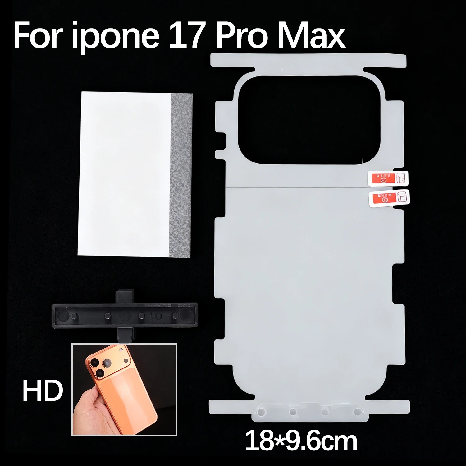 For Apple iPhone 18 17 16 Pro Max 18Pro 17Pro Wrap Side Edge Back Protector Scratch Autorepair Matte/HD Soft TPU Hydrogel Film