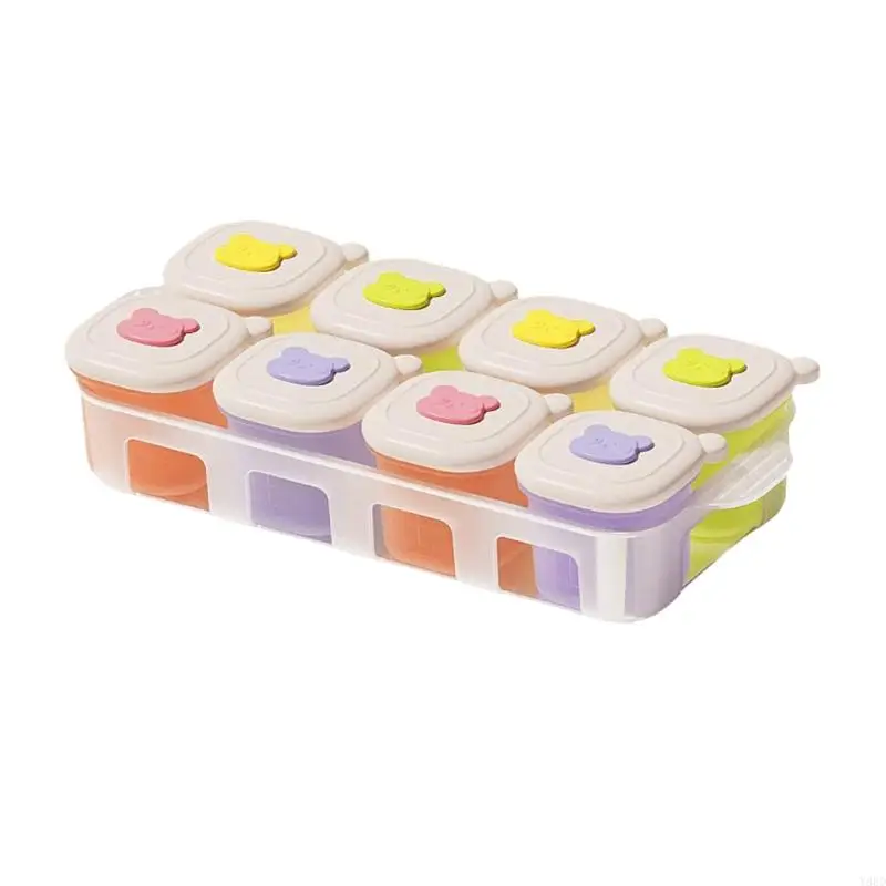 

Y88D Complimentary Separated Baby Canisters For Puree Soup Storage Dishwasher Safe Transportable Feeding Rudiments